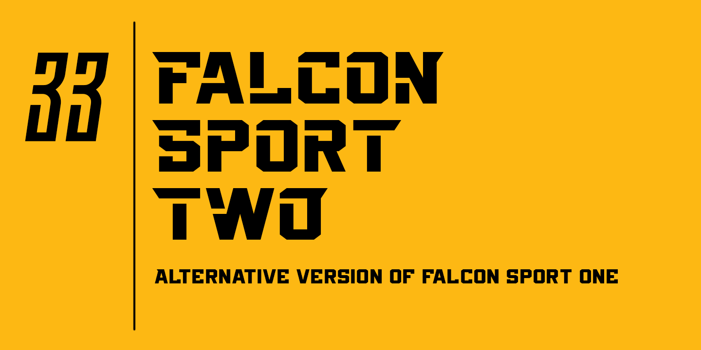 Font Falcon Sport